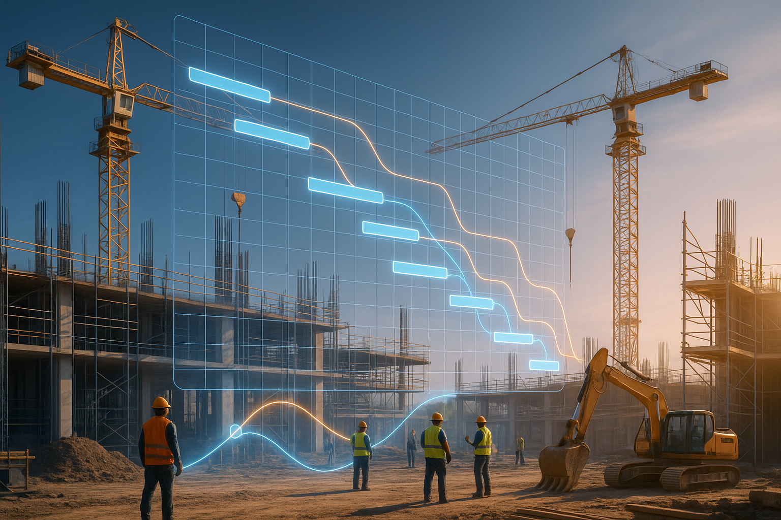 Bridging the gap between Gantt charts and the construction site