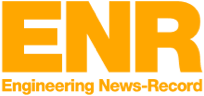 Orange ENR logo on white background