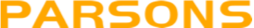 Orange Parsons logo on white background